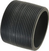 Value Collection 3" Pipe, 2-5/8" Long PVC Threaded Plastic Pipe Nipple Schedule 80, Gray 889-005 - 37005089