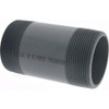 Value Collection 3" Pipe, 6" Long PVC Threaded Plastic Pipe Nipple Schedule 80, Gray 889-060 - 37005121