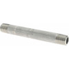 Merit Brass 1/4 x 4" 316/316L Stainless Steel Pipe Nipple Welded, Threaded, Schedule 40 6004-400 - 36904456
