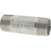 Merit Brass 1 x 3.5" 316/316L Stainless Steel Pipe Nipple Welded, Threaded, Schedule 40 6016-350 - 36904993