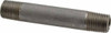 Merit Brass 1/4 x 3.5" 304/304L Stainless Steel Pipe Nipple Seamless, Threaded, Schedule 80 4504-350 - 74618059