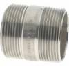 Merit Brass 1-1/2 x 2" 316/316L Stainless Steel Pipe Nipple Welded, Threaded, Schedule 40 6124-200 - 36905222