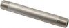 Merit Brass 1/2 x 6" 304/304L Stainless Steel Pipe Nipple Seamless, Threaded, Schedule 80 4508-600 - 74618323