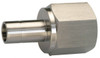 Ham-Let 1" Tube OD x 1 FPT Stainless Steel Compression Tube Adapter Tube Stub x FNPT Ends 3001359 - 86760154
