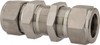 Ham-Let 3/4" Tube OD Stainless Steel Compression Tube Bulkhead Union Comp x Comp Ends 3002429 - 89370290