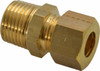 Legris 12mm Tube OD x 1/2 BSPT Brass Compression Tube Male Connector Comp x MBSPT Ends, 320 Max psi, -40 to 210°F 0105 12 21 - 03751260