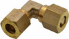 Legris 10mm Tube OD Brass Compression Tube Union Elbow Comp x Comp Ends, 330 Max psi, -40 to 210°F 0102 10 00 - 03751740