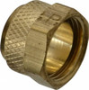 Parker Hannifin 3/8" Tube OD Brass Compression Tube Nut & Sleeve 0 to 150°F 61PB-6 - 63032874