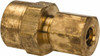 Parker Hannifin 3/16" Tube OD x 1/8-27 NPTF Brass Compression Tube Female Connector Comp x FNPT Ends, 400 Max psi, -65 to 250°F 66C-3-2 - 63031470
