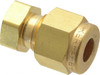 Parker Hannifin 1/4" Tube OD Brass Compression Tube End Cap Comp Ends, 3,500 Max psi, 1/2" Hex 4 PNBZ-B - 71777171