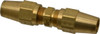 Parker Hannifin 3/8" Tube OD Brass Compression Tube Union Comp x Comp Ends, 400 Max psi, -65 to 250°F 62AB-6 - 87870846