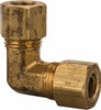 Parker Hannifin 5/16" Tube OD x 1/2-24 Thread Brass Compression Tube Union Elbow Comp x Comp Ends, 300 Max psi, -65 to 250°F 165C-5 - 63032007