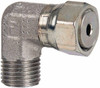 Parker Hannifin 1/4" Tube OD UN/UNF Steel Compression Tube Swivel Elbow O-ring Face Seal Ends, 9,200 Max psi, 9/16" Hex 4 C6LO-S - 93461861
