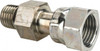 Parker Hannifin 1/4" Tube OD x 7/16-20 UN/UNF Steel Compression Tube Straight Thread Swivel Connector O-Ring Face Seal/SAE-ORB Ends, 9,200 Max psi, 5/8" Hex 4 F65OL-S - 93462125