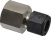 Parker Hannifin 1/2" Tube OD x 1/2 FPT Stainless Steel Compression Tube Female Connector Comp x FNPT Ends, 1-1/16" Hex 8-8 GBZ-SS - 05276704