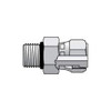 Parker Hannifin 1" Tube OD x 1-5/16-12 UN/UNF Steel Compression Tube Straight Thread Swivel Connector O-Ring Face Seal/SAE-ORB Ends, 6,000 Max psi, 1-1/2" Hex 16 F65OL-S - 93462117