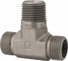 Parker Hannifin 1/2" Tube OD x 1/2-14 NPTF Steel Zinc Plated Compression Tube Male Branch Tee O-Ring Face Seal/NPTF Ends, 6,000 Max psi 8-8-8 SLO-S - 72519549