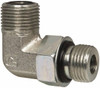 Parker Hannifin 1/2" Tube OD x 3/4-16 UN/UNF Steel Zinc Plated Compression Tube Male Elbow O-Ring Face Seal/SAE-ORB Ends, 6,000 Max psi 8 C5OLO-S - 72517766