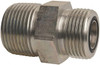 Parker Hannifin 3/4" Tube OD x 1-11-1/2 NPTF Steel Zinc Plated Compression Tube Male Connector O-Ring Face Seal/NPTF Ends, 4,500 Max psi, 1-3/8" Hex 12-16 FLO-S - 72519341
