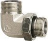 Parker Hannifin 1" Tube OD x 1-5/16-12 UN/UNF Steel Zinc Plated Compression Tube Male Elbow O-Ring Face Seal/SAE-ORB Ends, 5,500 Max psi 16 C5OLO-S - 72517691