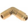 CerroBrass 1/4" Tube OD x 1/8" Thread 45° Brass Flared Tube Male Elbow Flare x MIP Ends P-E1-4A - 36984920