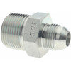 Eaton 1/2" Tube OD x 3/4" NPT 37° Steel Flared Tube Male Connector Flare x MNPT Ends 2021-12-8S - 06681928