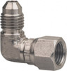Made in USA 1-1/4" Tube OD x 1-5/8-12 UNF 37° 316 Stainless Steel Flared Tube Female Elbow Flared to Female JIC Swivel, 90° Ends TX-20-SE - 33662164