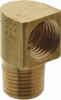 Parker Hannifin 3/16" Tube OD x 1/8-27 NPTF Brass Flared Tube Inverted Male Elbow Flare x MNPTF Ends 249IFHD-3-2 - 62252713