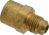 Parker Hannifin 5/16" Tube OD x 1/4-18 NPTF 45° Brass Flared Tube Female Connector Flare x FNPTF Ends 46F-5-4 - 62250428