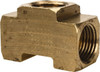 Parker Hannifin 3/8" Tube OD x 5/8-18 UNF Brass Flared Tube Inverted Union Tee Flare x Flare x Flare Ends 244IFHD-6 - 62252663