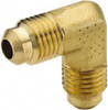 Parker Hannifin 1/2" Tube OD x 3/4-16 UNF 45° Brass Flared Tube Union Elbow Flare x Flare Ends 155F-8 - 62251897