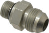 Parker Hannifin 1/2" Tube OD x 9/16" UNF 37° Steel Flared Tube Straight Thread Connector Flare x SAE-ORB Ends 8-6 F5OX-S - 09105800