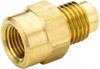 Parker Hannifin 1/2" Tube OD x 3/4-14 NPTF 45° Brass Flared Tube Female Connector Flare x FNPTF Ends 46F-8-12 - 62250477