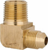 Parker Hannifin 3/8" Tube OD x 1/2-14 NPTF 45° Brass Flared Tube Extended Male Elbow Flare x MNPTF Ends 249F-6-8 - 62251582