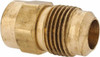 Parker Hannifin 5/8" Tube OD x 3/8-18 NPTF 45° Brass Flared Tube Female Connector Flare x FNPTF Ends 46F-10-6 - 62250345