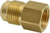 Parker Hannifin 5/8 x 1/2" Tube OD x 3/4-16 UNF 45° Brass Flared Tube Male Flare To Female Flare Flare x Flare Ends 661FHD-10-8 - 62250931