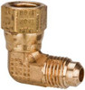Parker Hannifin 3/4" Tube OD x 1-1/16-14 UNF 45° Brass Flared Tube Swivel Nut Elbow Flare x Swivel Ends 166FSV-12-12 - 62252127