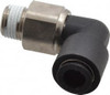 Legris 1/4" Outside Diam, 1/8 NPT, Nylon Push-to-Connect Tube Male Swivel Elbow 290 Max psi, Tube to Male NPT Connection, Buna Nitrile O-Ring 3159 56 11 - 82816380