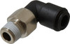 Legris 8mm Outside Diam, 1/4 BSPT, Nylon Push-to-Connect Tube Male Swivel Elbow 290 Max psi, Tube to Male BSPT Connection, Buna Nitrile O-Ring 3159 08 13 - 82816323
