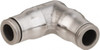 Legris 6mm Outside Diam, Stainless Steel Push-to-Connect Tube Union Elbow 435 Max psi, Tube to Tube Connection, FKM O-Ring 3802 06 00 - 48686695