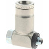 Norgren 6mm Outside Diam, M5x0.8 Metric, Nickel Plated Brass Push-to-Connect Tube Male Swivel Banjo Elbow 260 Max psi, Tube to Metric Thread Connection, Nitrile O-Ring 10A510605 - 08038291