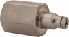 Norgren 1/4 NPTF, Nickel Plated Brass Push-to-Connect Tube Female Connector 260 Max psi, Tube to Male NPT Connection 124260128 - 48787055