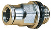 Norgren 14mm Outside Diam, 3/8 BSPP, Nickel Plated Brass Push-to-Connect Tube Male Connector 260 Max psi, Tube to Male BSPP Connection, Nitrile O-Ring 102251438 - 08038994