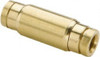 Parker Hannifin 3/8 x 1/4" Outside Diam, Brass Push-to-Connect Tube Union 250 Max psi, Buna-N O-Ring, Tube to Tube Connection 62PTC-6-4 - 01468511