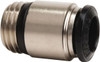 Value Collection 6mm Outside Diam, 1/4 Universal, Nickel Plated Brass Push-to-Connect Tube Male Connector with Internal Hex 250 Max psi, Tube to Universal Thread Connection, Buna O-Ring 2557006765PRO - 61761052