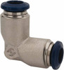 Value Collection 1/8" Outside Diam, Nickel Plated Brass Push-to-Connect Tube Union Elbow 250 Max psi, Tube to Tube Connection, Buna O-Ring 2555901865PRO - 81080038