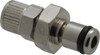 CPC Colder Products PTF Brass, Quick Disconnect, Inline Coupling Insert 250 Max psi, -40 to 180°F, 1.12" OAL x 0.63" Overall Height, Chrome Plated MC20025NA - 62216957