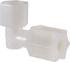 Made in USA 1/4" Tube OD, Nylon Plastic Compression Tube Female Elbow 1/8 NPT Pipe, 220°F Max, Plastic Grip 0648.031 - 32873523