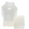 Made in USA 1/4" Tube OD, Kynar Plastic Compression Tube Female Elbow 1/8 NPT Pipe, 275°F Max, Plastic Grip 0647.031 - 32877961