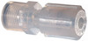 NewAge Industries 1/4" Tube OD, PFA PTFE Plastic Compression Tube Female Connector 1/4 NPT Pipe, 500°F Max, 1/4 Thread 5320112 - 48595128